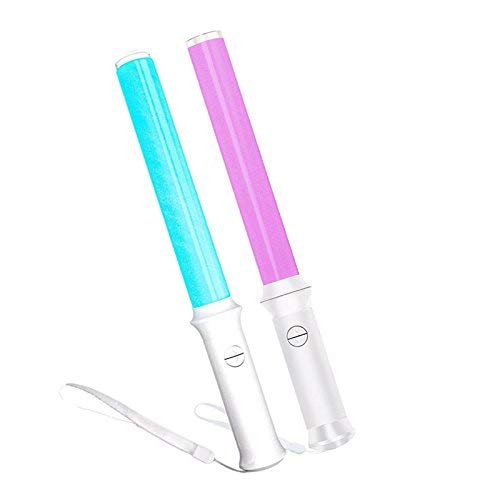 LED PEN LIGHT 5 COLOR 3 MODES SWITCH IDLE CHEERING STICK FOR CONCERT LIVE OFFICIAL PACK OF 2