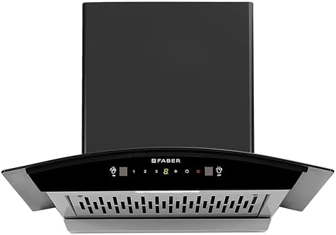 Faber Hood Creso 60cm 1500 m³/hr Filterless Autoclean Chimney | Touch & Gesture Control | Built In Oil Collector | 12Yr Motor, 2Yr Comprehensive Warranty by Faber | HOOD Creso XL IN HC SC FL LG 60