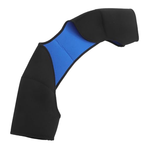 Holibanna Sbr Double Shoulder Support Pad for Relief Warm Composite Material for Outdoor Sports Comfortable Fit for Men and Women Black