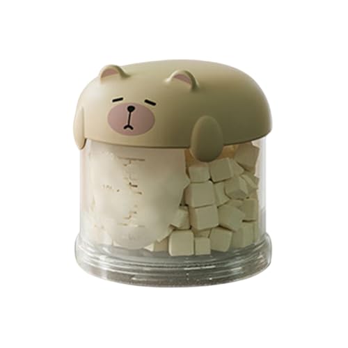 Biniveil Contenitore per Snack per Cani, Porta Biscotti Cane Trasparente, Scatola Portatile Organizzatore Cibo Snack Animali adatto per alimenti da Cucina Viaggio Outdoor