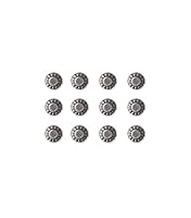 Algopix Similar Product 15 - Silver Decorative Round Metal Studs 