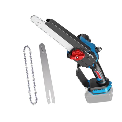 Akku Astkettensäge 8 Zoll für makita 18V Akku, Starkem Motor Bürstenlose Kettensägen mit...