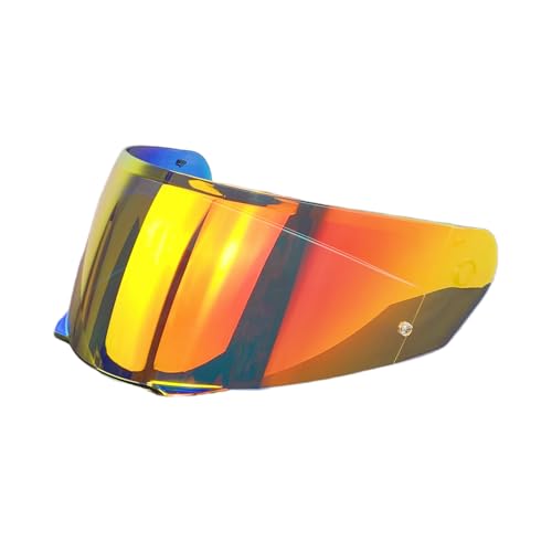 BSTOP HJ-33 Helmet Visor for HJC i90 Shield Replacement Uv Protected Faceshield Helmet Accessories (Revo Deep Red-day useonly)