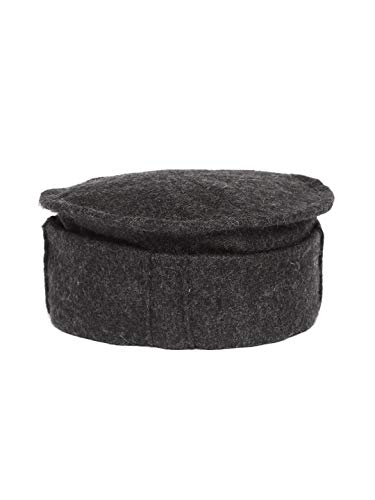 Vastraa Fusion Afghani Woolen Topi/Cap for Men & Women Black
