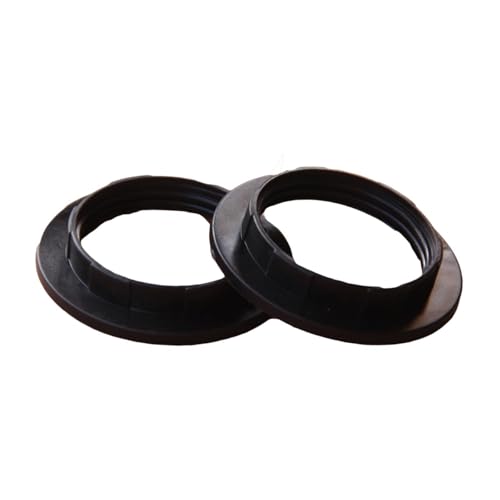 Image of CALANDIS 2Pcs Lamp Shade Rings Retainer Rings Light Socket Rings for E27 Or E26 Model Black | Lighting Parts & Accessories | Lamps, Lighting & Ceiling Fans | Home & Garden