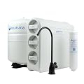 Aquasana SmartFlow™ Reverse Osmosis Water Filter System - High-Efficiency Under Sink RO Removes up to 99.99% of 90 Contaminants, Including Fluoride, Arsenic, Chlorine, and Lead - Matte Black Faucet