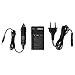 Produktbild vhbw Ladegerät kompatibel mit Sony NP-BD1, NP-FD1 Kamera Camcorder/Akku - Ladeschale, Kfz-Adapter, Ladestandsanzeige