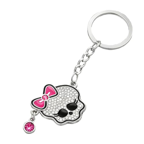 Porte-clés de voiture en métal chic pendentif de sac à dos