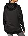 Hanes womens Sport Performance Fleece Pullover Hoodie Hoody, Black Solid/Black Heather, Large US