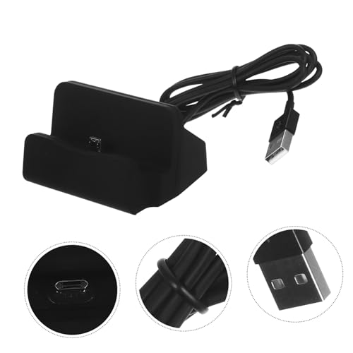TOGEVAL USB-Micro-USB Tischladegerät Mit Schnellladefunktion Und Datensynchronisation Stabile Ladestation & Handyhalter Für S7 Edge S6 S5 Note 5 6 7 Kompakte Desktop-Dockingstation