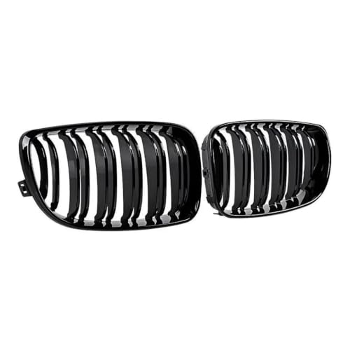 Grille de calandre noire pour BMW E87 E81 E82 E88 double latte - 5