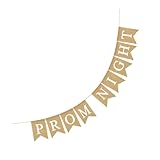 MAGICLULU Bannière de Mariage Queue D’aronde en Lin Couleurs Assorties, Guirlande Décorative pour Soirée de Bal, Décoration Fête Mariage, Banderole Papier Créative, Couleur Aléatoire