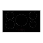 Cookology Essentials AEIH90T 90cm Induction Hob - Electric Hob with 5 Zones - Touch Slider Controls - 14 Power Levels - Boost & Keep Warm - Timer - Residual Heat Indicators - Child Safety Lock - Black