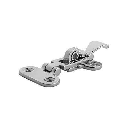 Yusove Boat Anti-Rattle Latch 316 Stainless Steel Lockable Hold Down Clamp Latch,Marine Hatch Hardware Fasteners,Pack Of 2 #TOP7