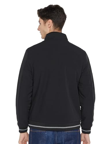 Image of Qube By Fort Collins Men's Polyester Standard Length Regular Fit Lightweight Winter Jacket - Stylish & Comfortable for Casual and Outdoor Wear