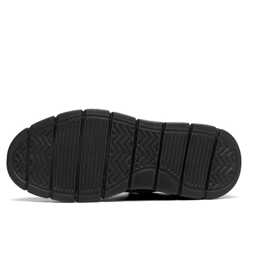 Image of Men's Casual Dress Oxfords Shoes Breathable Knit Leisure Classic Business Fashion Sneakers Lightweight Comfortable Work Soft Sole Walking Shoes