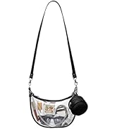 Clear Bag for Stadium Events,Women Clear Purse Acrylic Box Clutch Handbag,Purse, Transparent Cros...