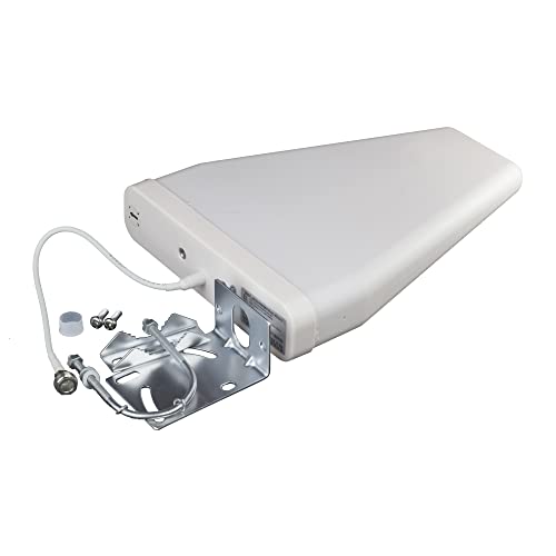 700~3700Mhz 9Dbi External Antenna Outdoor Directional Covering Verizon At&T & All 5G 4G Cell Phone Bands 10Ft Cable #TOP6