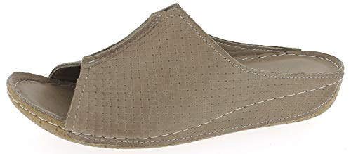 Andrea Conti 773413, Ciabatte Donna, Grigio (Taupe...