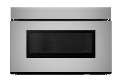 SHARP SMD2479JS Smart Microwave Drawer Oven with Easy Wave Open, 24-inch, 1.2...