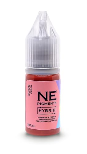 NE PIGMENTS #208 Peach - By Elena Nechaeva - Lip Pigment - Permanent Makeup - Professional Tattoo Ink