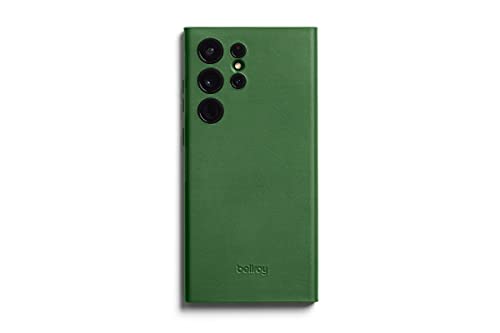 Bellroy Evergreen Leather Bumper Case for Galaxy S23 Ultra - Wireless Charging Compatible