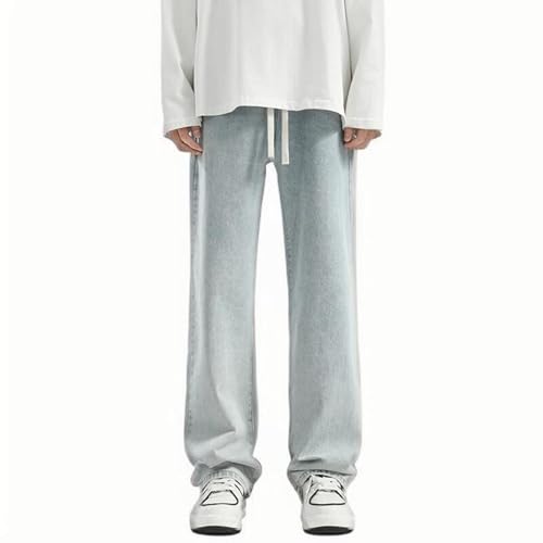 Trousers Pants for Man Summer Fall Denim Jacquard Western Straight Leg Plain Long Leg Trousers Pants Jeans Man 2025