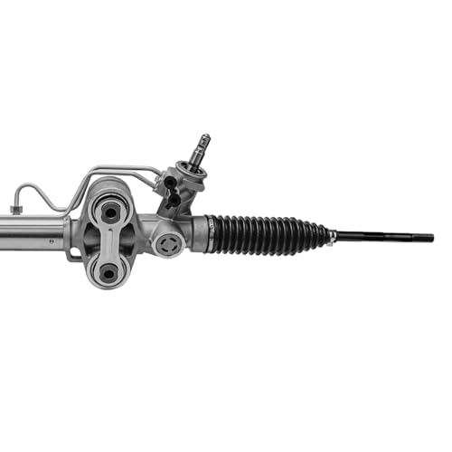 Image of Detroit Axle - Power Steering Rack and Pinion for 2007-2014 Chevrolet Silverado 1500 GMC Sierra Suburban 1500 Tahoe Yukon Cadillac Escalade Power Steering Rack and Pinion Assembly Replacement