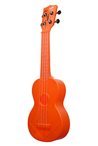 Kala Ka-sw Waterman ukulélés Bundle w/ Hard Case orange fluo - Les Beatles, Paul McCartney, John Lennon, RIngo Starr, George Harrison Kala Ka-sw Waterman ukulélés Bundle w/ Hard Case orange fluo – Image 5