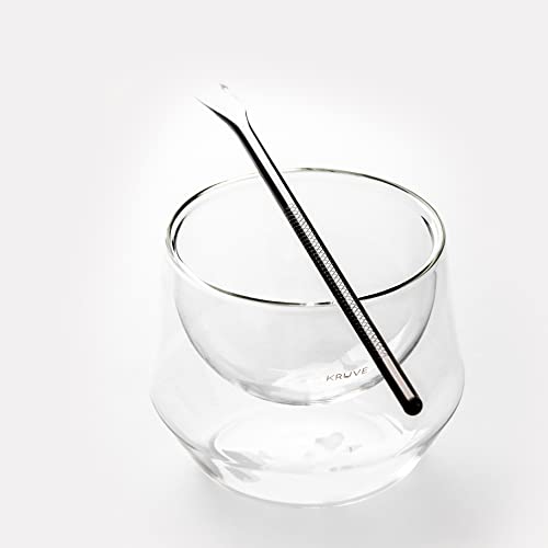 KRUVE Coffee Brew Stick - 8,6 Zoll Edelstahl (Schwarz) zum Umrühren des Kaffeesatzes während des Brühens mit Kaffeerührern, Kaffeestäbchen - Perfekt für Pour Over, French Press und mehr