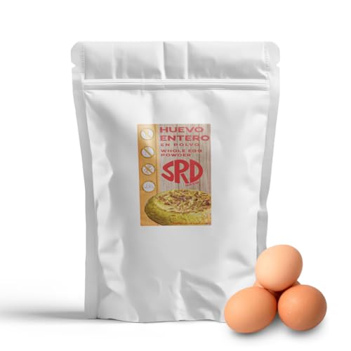 Huevo en Polvo (2kg) | Huevos Pasteurizados Sin Gluten | Huevo Deshidratado | Sin Aditivos | Productos Sin Lactosa | Presentación en Bolsas Zip