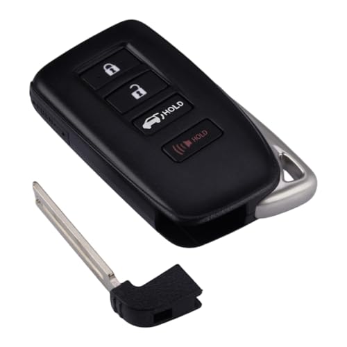 Coque de clé antichoc pour télécommande Lexus RC350 et IS350 à 4 boutons