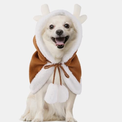 Capa para perro Levemolo con forma de ciervo tamaño pequeño miniatura 7