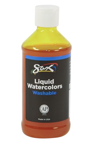 Sax True Color Concentrated Washable Liquid Watercolor - 8 Ounces - Yellow