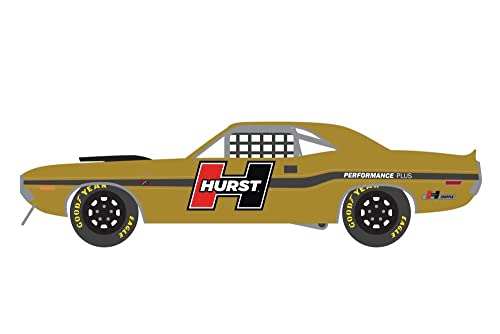 Modelo 1970 Dodge Challenger R/T Gold escala 1:64 miniatura 2