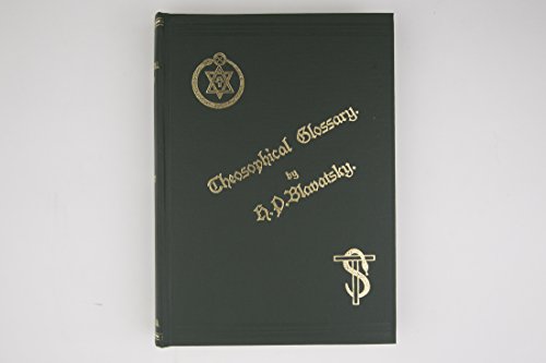 Theosophical Glossary: A Photographic Reproduct... B000GU6LZ2 Book Cover