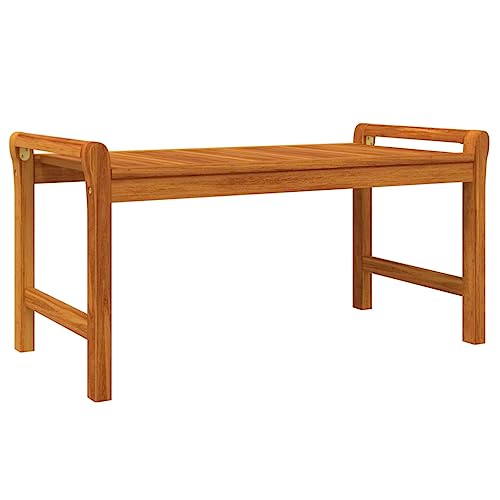 Qnhdfrt Tavolino da Salotto 100x50x50 cm in Legno Massello di Acacia