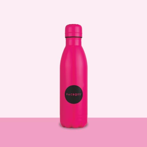 Image of CLAY CRAFT VACBOTT Stark Neon Double Walled|18 Hours Hot and 24 Hours Cold Water Bottle Vacuum Insulated Flask Bottle 500 ml Steel Bottle for Travelling|BPA-Free|BIS Certified|1Year Limited Warranty