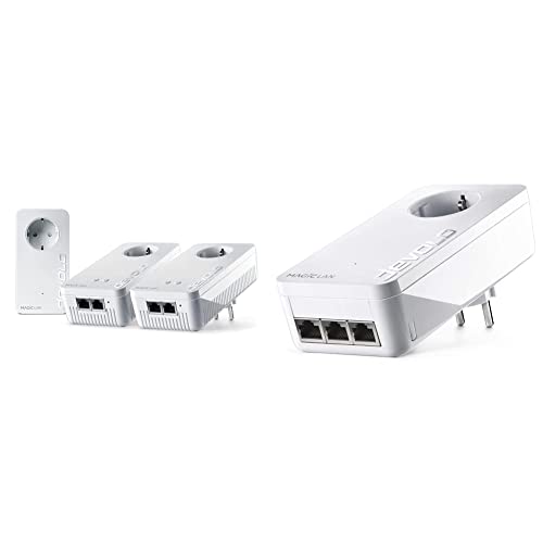devolo Magic 2 WiFi 6 Multiroom Kit, WLAN Powerline Adapter -bis zu 2.400...
