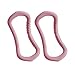Roisin ヨガリング スレンダーレッグ用 ピラティスストレッチ&抵抗トレーニング用サークル ピンク