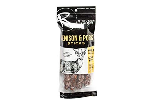 Venison and Pork Sticks – 4 Rivers High Protein – 3 Pack - Thumbnail 2