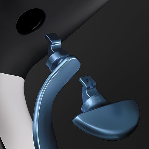 Image of eXtremeRate Back Paddles for PS5 Edge Controller, Metallic Neptune Blue Replacement Interchangeable 4PCS Metal Back Buttons for PS5 Edge Controller - Controller NOT Included