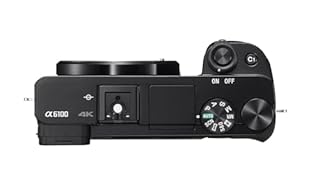 Sony Alpha 6100 Fotocamera Digitale Mirrorless ad Obiettivi Intercambiabili, Sensore APS-C, Video 4K, Real Time Eye AF, Real Time Tracking, ILCE6100AB, Nero