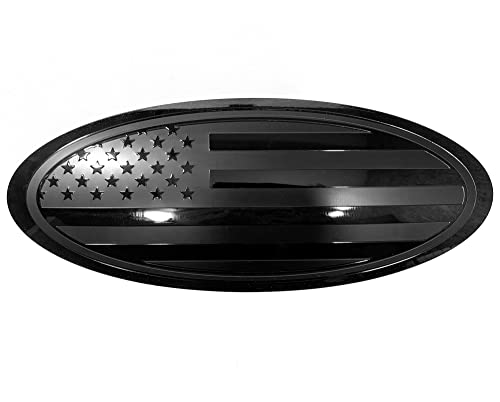 5 inch Overlay Tailgate Metal Emblem Compatible with Ford Bronco Sport (Black, 5