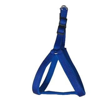 Gojira/ Pet/ Dog Adjustable Padded Harness Chest Belt for Small Size Dogs (0.75 Inch) (Blue)