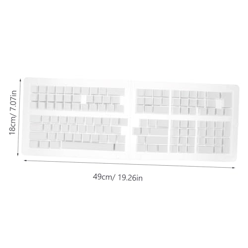 Teclas de mecánico tailandés con doble moldeo semi transparente para teclados gaming 2