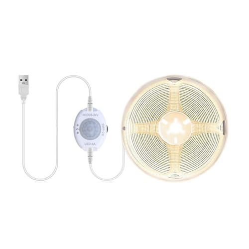Cinta LED COB 5M 4000K con sensor y modos ajustables miniatura 1