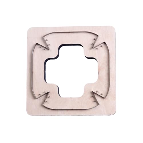 Troquel de corte PANGBOER para bandejas de cuero con base de madera y molde de acero resistente 5