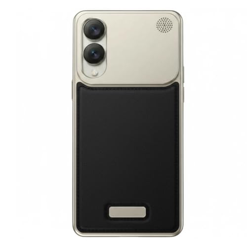 Image of TechTrendz Super Slim Aluminium Leather Case for Samsung Galaxy S25 Edge | Luxury Aroma Perfume Cover with Metallic Finish Compatible with Samsung Galaxy S25 Edge 5G 2025 (Black)