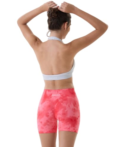 Image of AUROLA Dream Collection Women Workout Shorts High Waist Gym Shorts, Scrunch Butt Seamless Athletic Shorts
